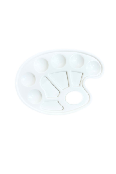 VERA SANAT Palet oval din plastic 16x22 cm cu 10 compartimente