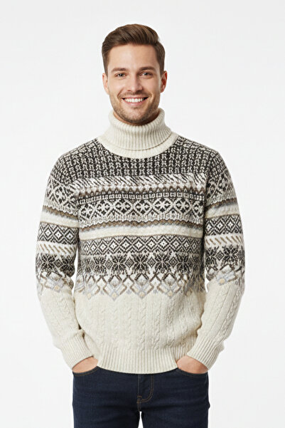 Pulltonic Men's Turtleneck Sweater