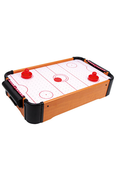 MINDA Masaüstü Buz Hokeyi Ev Tipi Air Hockey Ahşap Pilli Hava Hokeyi Kaydırma...
