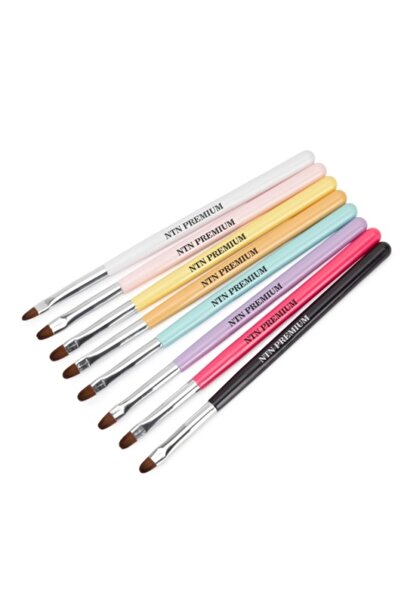 NTN PREMIUM Set of 8 Oval Brushes