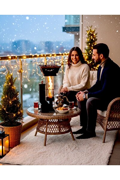 KARAKAŞ ÖZ METAL Mini turbo soba kestane