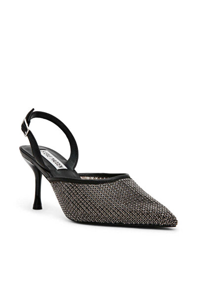 Steve Madden Womens Sensor Black Heels