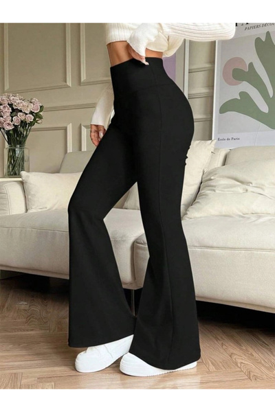 nedo7 Women's high-waisted flare leg leggings