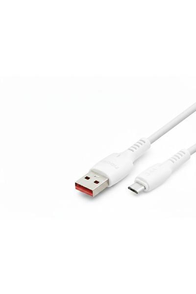 ND1182 USB – Micro USB Şarj ve Data Kablosu 1m Beyaz Bağlantı Tipi: USB → Micro USB-1 adet