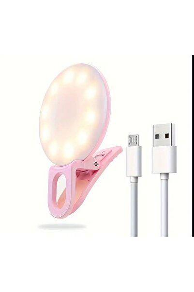 Silpus Üç Modlu Led Mandallı Telefon Üstü Aydınlatma Lambası