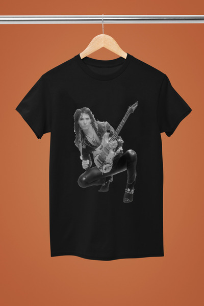 MAGORS تيشيرت روك قطني مطبوع بأكمام قصيرة من ستيف فاي