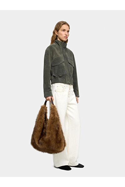 PARFOIS Kürk Efektli Hobo Omuz Çanta