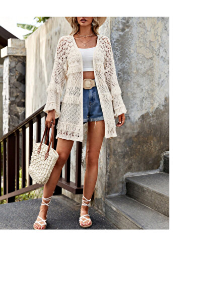 esma trend Yazlık Hırka Pamuk Triko Pareo