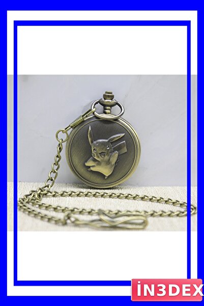 İN3DEX Pokemon Themed Retro Chain Analog Watch Collectible Piece