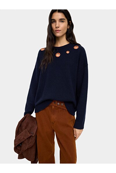 PARFOIS Delikli Örme Kazak