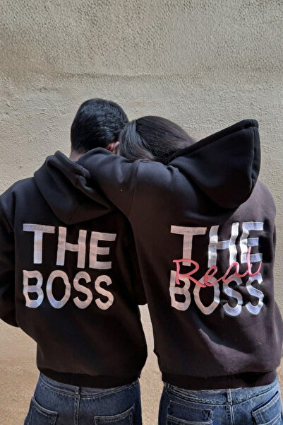 Touz Moda Couple Love Design Hooded Sweatshirt