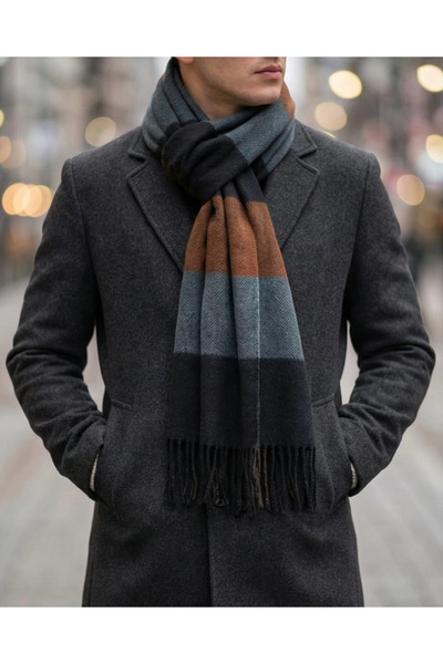 Elit Scarf Striped pattern weave