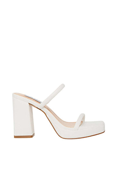 Steve Madden Womens Polly White Heels