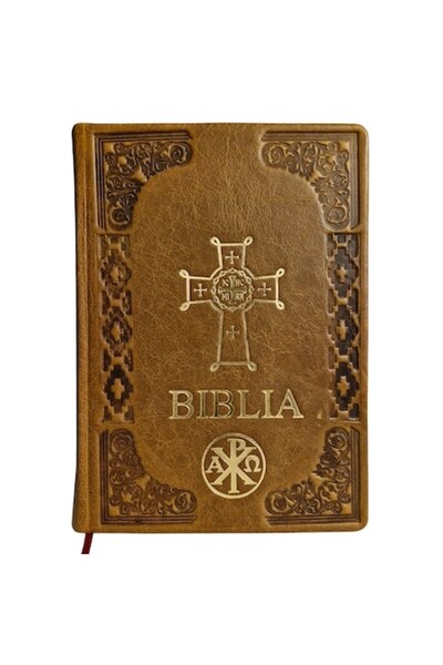 Lightstorew Orthodox Bible - Large Size, Leather Cover, Brown