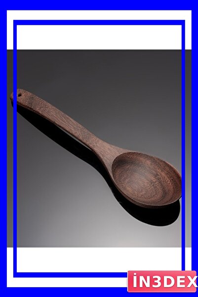 İN3DEX Natural Wooden Food Mixing and Serving Spoon