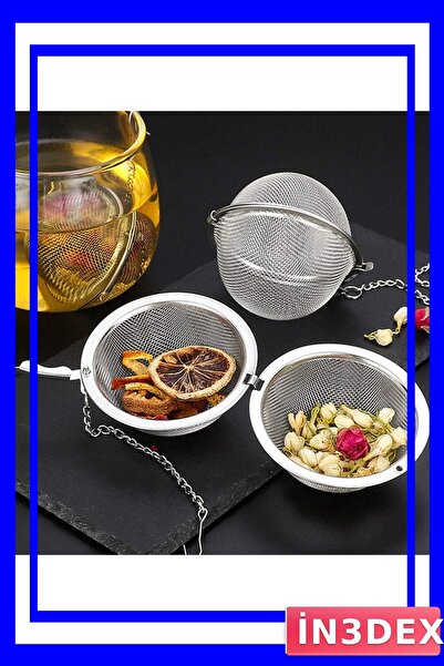 İN3DEX Stainless Steel Teapot Strainer Tea Leaf Filter