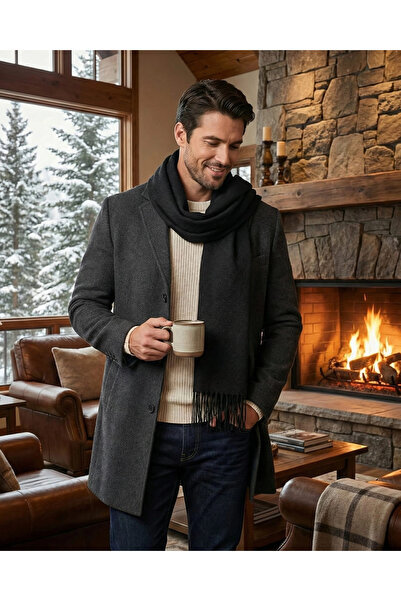 Elit Scarf Black men's scarf