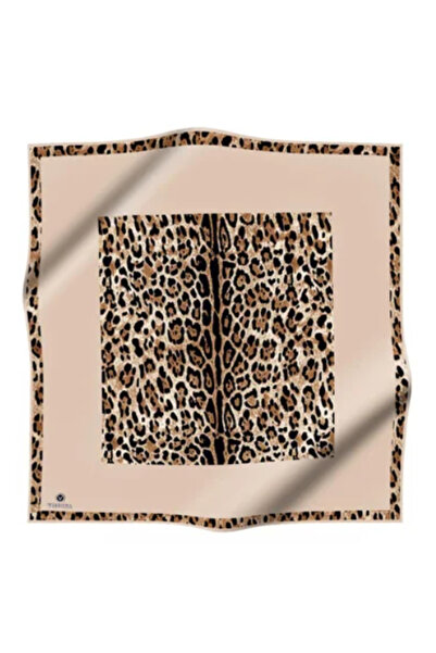 Vissona Eșarfă de mătase de culoare bej Tivil IST 51796 - 0004 Model mixt