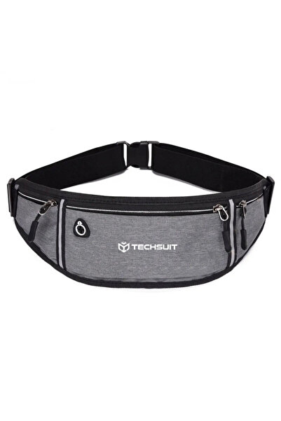 Techsuit Sport Running Belt for Men/Women CWB3, Gray