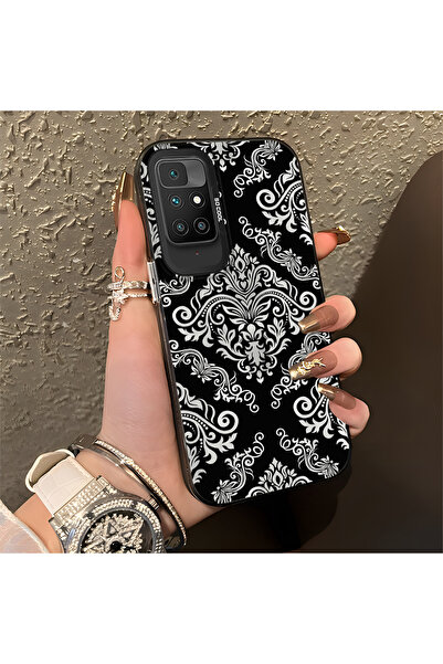 Hontinga حافظة هاتف من السيليكون ذات حافة صلبة ومضادة للسقوط ونمط شبكي متوافق...