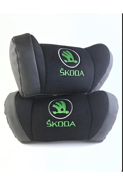 TRM Skoda Modifiye 5D Ortapedik Boyun Yastıgı 2 Adet (Siyah) Bu