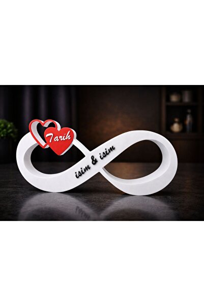 223D TASARIM Sonsuz Aşk... Dekoratif masa ve raf süsü Kişiye özel 14 şubat se...