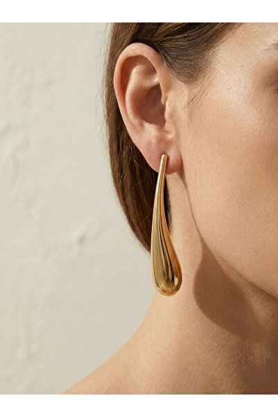 Goldmine Steel Long Drop Earrings