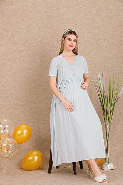 REN Set de cămașă de noapte pentru femei însărcinate