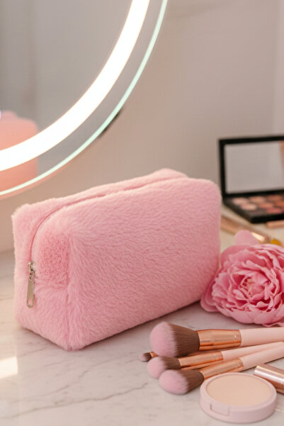 monangel Soft Plush Makeup Bag Travel/Cosmetic Organizer Bag