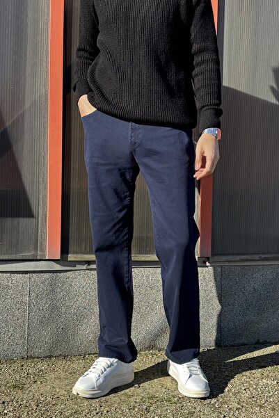 inpool Men'S, Baggy-Fit, Wide-Cut, Cotton, Suitable for 4 Seasons, Pants 306