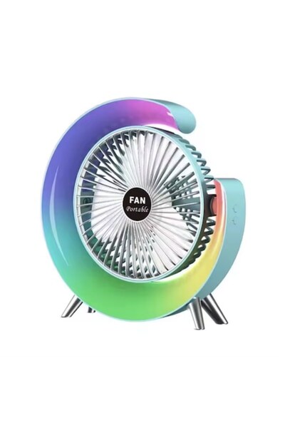 ZANOVO Mini ventilator, portabil, multifuncțional, reglabil la 180°