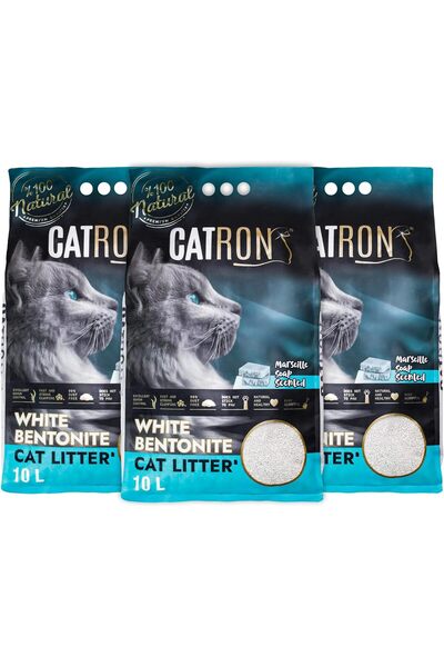 Catron رمل قطط تركي متكتل طبيعي من البنتونيت