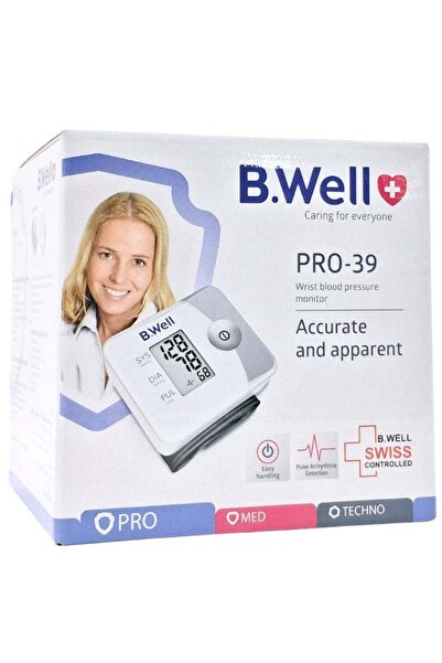 B.Well Swiss جهاز قياس ضغط الدم للمعصم B.Well Pro-39