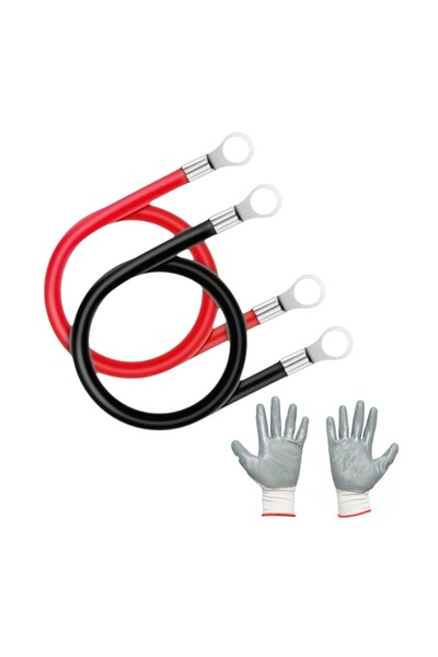 OEM Current transfer/battery start cable set, section 4 mmp, 2x300 cm, red, b...