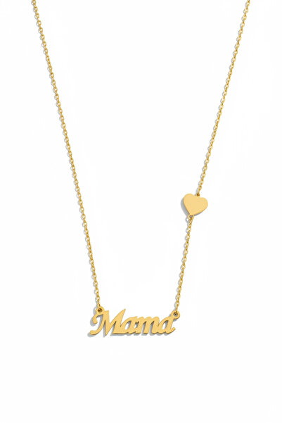 Hakan Güler Kuyumculuk 14 Ayar Altın Mama İsimli Model Kolye Uçlu Zincir