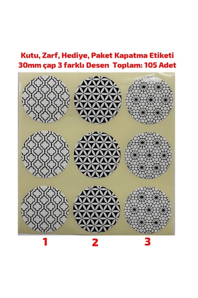 DİJİTAL BARKOD Kutu, Zarf, Hediye, Kraft Kese Kağıdı, Paket Kapatma Etiketi T...