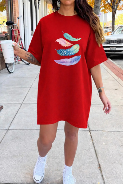 bellanova Γυναικείο κοντομάνικο μπλουζάκι με λαιμόκοψη σε μεγάλο μέγεθος Νυχτικό