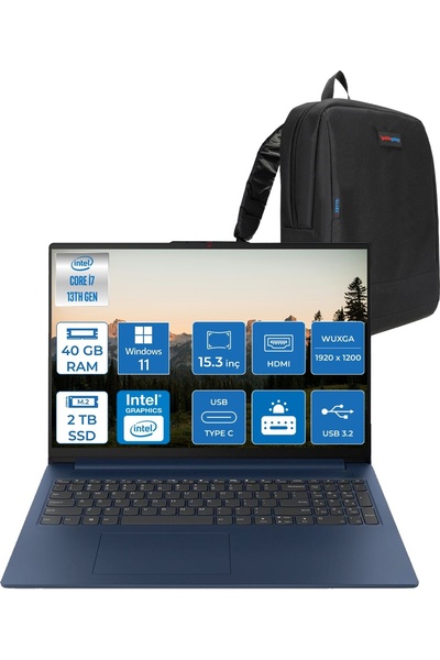 LENOVO Ideapad Slim 3 15IRH10 I7 13620H 40GB 1tb SSD+1tb SSD W11HOME 15.3" IP...