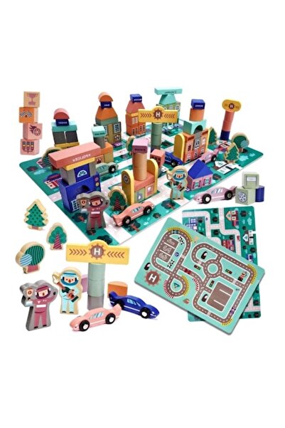 Glow Goods Конструктор за деца Моят пъстър град