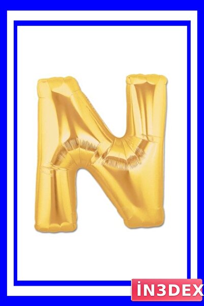 İN3DEX بالون من الفويل على شكل حرف بارتفاع 1 متر
