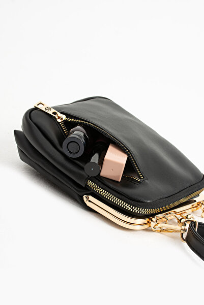 Sanmorris Özer-1433 gold aksesuar ayarlanabilir çapraz askılı suni yumuşak de...