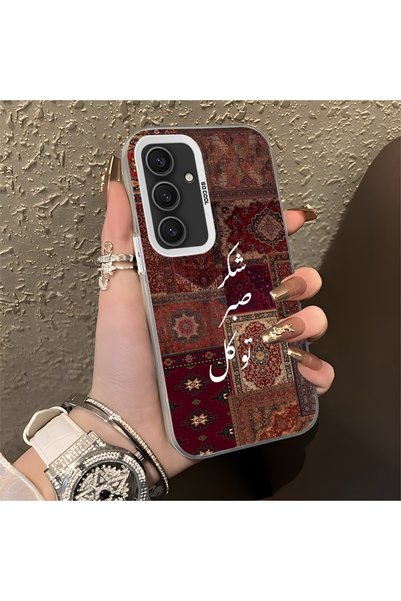 Hontinga Silicone Edge Hard Back Anti-Fall Phone Case Vintage Pattern Compati...