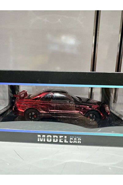 HOBBİEZ WORLD نيسان سكاي لاين جي تي آر آر 34 فاست آند فوريوس نموذج سيارة معدن...