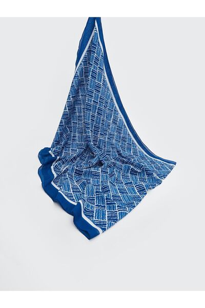 LC Waikiki شال نسائي من الفوال منقوش