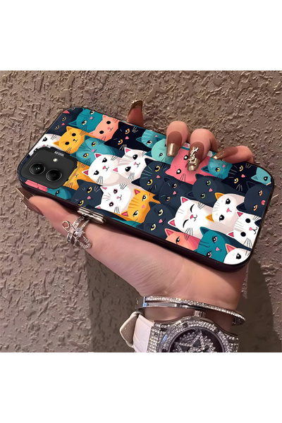 Hontinga حافظة متوافقة مع هاتف سامسونج جالاكسي A04، حافة من السيليكون، ظهر صل...