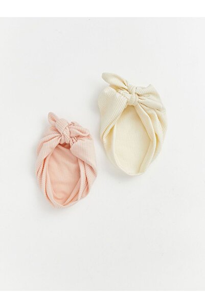 LC Waikiki Baby Girl Beanie with Bow Figure