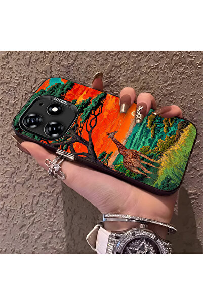 Hontinga حافظة متوافقة مع هاتف Tecno Spark 10 Pro 4G مصنوعة من السيليكون بحاف...