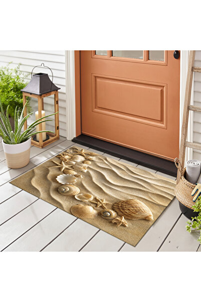 PATRON KP_226 Kapı Önü Paspas Kaymaz Pvc Dot Taban , Makinada Yıkanabilir