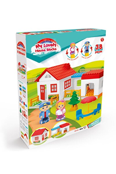toysclub 03135 TEK KATLI EV BLOKLAR 36 PRC KENDI EVINI OLUSTUR