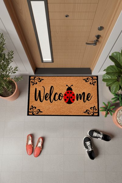 PATRON Kp_248 Door Mat Non-Slip Pvc Dot Base, Machine Washable